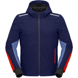 Spidi Armor Light Felpa con cappuccio da moto, rosso-blu, dimensione XL per uomo