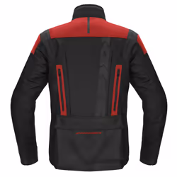Spidi Traveler 3 Evo H2Out impermeabile Moto Tessile Giacca, nero-rosso, dimensione L per uomo