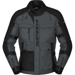 Spidi Tour Evo 2 H2Out impermeabile Moto Tessile Giacca, nero-grigio, dimensione L per uomo