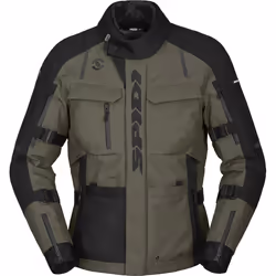 Spidi Tour Evo 2 H2Out impermeabile Moto Tessile Giacca, nero-verde, dimensione M per uomo