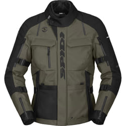 Spidi Tour Evo 2 H2Out impermeabile Moto Tessile Giacca, nero-verde, dimensione M per uomo