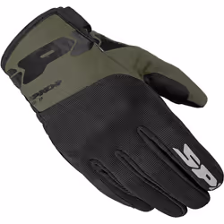 Spidi Flash-KP Guanti Moto Tex, nero-verde, dimensione 3XL per uomo