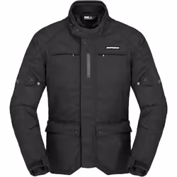 Spidi Traveler 3 Dark Edition impermeabile Giacca tessile moto, nero, dimensione 2XL per uomo
