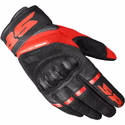 Spidi Power Carbon Guanti da moto da donna, nero-rosso, dimensione M per donne