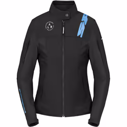 Spidi Corsa Tex Lady Giacca tessile moto, nero-blu, dimensione S per donne