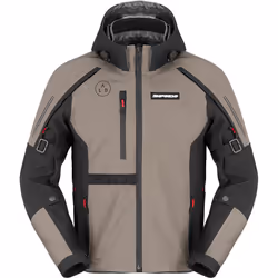 Spidi Mission-V H2Out impermeabile Giacca tessile moto, grigio-beige, dimensione 2XL per uomo