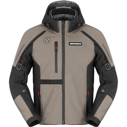 Spidi Mission-V H2Out impermeabile Giacca tessile moto, grigio-beige, dimensione 2XL per uomo