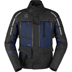Spidi 4 Season V3 H2Out giacca in tessuto impermeabile, nero-blu, dimensione L per uomo