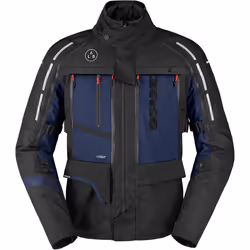 Spidi 4 Season V3 H2Out giacca in tessuto impermeabile, nero-blu, dimensione L per uomo