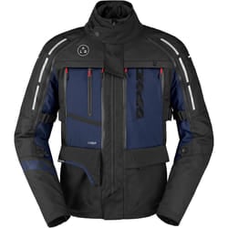 Spidi 4 Season V3 H2Out giacca in tessuto impermeabile, nero-blu, dimensione 2XL per uomo