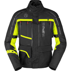 Spidi 4 Season V3 H2Out giacca in tessuto impermeabile, nero-grigio-giallo, dimensione L per uomo