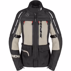 Spidi 4 Season V3 H2Out impermeabile Giacca tessile moto da donna, grigio-beige, dimensione L per uomo