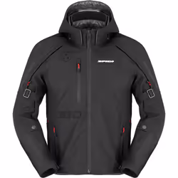 Spidi Mission-V H2Out impermeabile Giacca tessile moto, nero, dimensione M per uomo