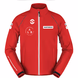 Spidi Pit Lane Giacca tessile da moto, rosso, dimensione 2XL per uomo