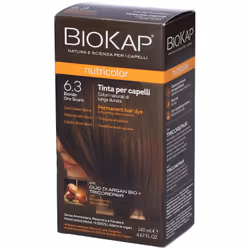 Bios Line Biokap Nutricolor Tinta per Capelli 6.3 Biondo Oro Scuro