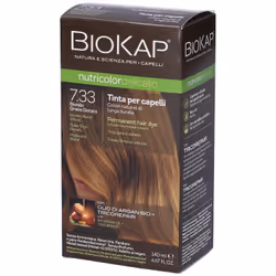 Bios Line Biokap Nutricolor Delicato Tinta per Capelli 7.33 Biondo Grano Dorato