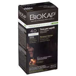 Bios Line Biokap Nutricolor Delicato Rapid Tinta per Capelli 4.0 Castano Naturale