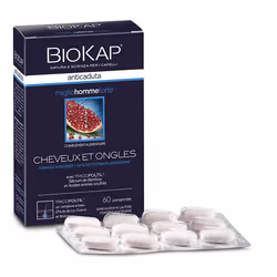 Bios Line Biokap Anticaduta Miglio Uomo Forte Integratore Capelli e Unghie 60 Compresse