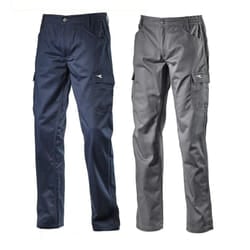Pantaloni da Lavoro Diadora Level Cargo, misura: m Blue