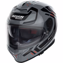 Nolan N80-8 Ally N-Com Casco, nero-grigio, dimensione S per uomo