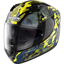 Nolan N60-6 Foxtrot Casco, nero-giallo, dimensione M per uomo