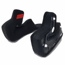 Nolan N60-6 Clima Comfort Guanciali, nero-rosso, dimensione M per uomo