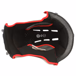 Nolan N21/Visor Clima Comfort Rivestimento interno, nero-rosso, dimensione XL per uomo