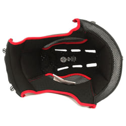 Nolan N21/Visor Clima Comfort Rivestimento interno, nero-rosso, dimensione XL per uomo
