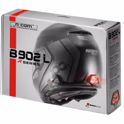 Nolan N-Com B902 L Set singolo del sistema di comunicazione Bluetooth, nero per uomo