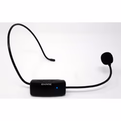Empire Media JN100 + USB-135, Microfono auricolare, RF Wireless, 640 - 699 Hz, Pulsanti, Batteria, Ricevitore fisso