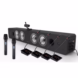 Empire Media AV.CONF6, Sistema di videoconferenza personale, 4K Ultra HD, Nero