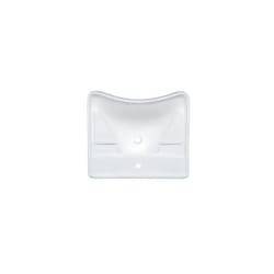 Ceramica Globo - Lavabo sospeso ergonomico 67x56 in ceramica bianco lucido