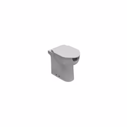 Vaso a terra distanziato rialzato ergonomico della serie Ausilia di Ceramica Globo. Il wc è in ceramica bianco lucido, cm. 56 ...