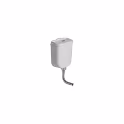 Cassetta a zaino per vaso Paestum, in ceramica Globo. Batteria di scarico con curva cromata non inclusa nel prezzo, acquistab ...