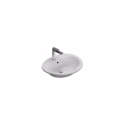 Lavabo incasso monoforo bianco lucido della serie Lavabi d'arredo di Ceramica Globo. Il lavabo ha le seguenti caratteristiche ...