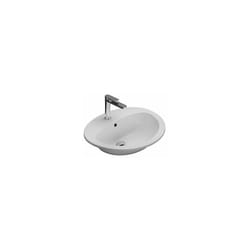 Ceramica Globo - Lavabo Minori incasso cm. 56x48 in ceramica bianco lucido di