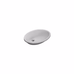 Lavabo sottopiano senza foro bianco lucido della serie Lavabi d'arredo di Ceramica Globo. Il lavabo ha le seguenti caratteris ...