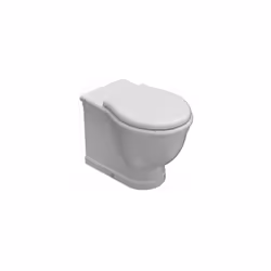 Vaso a terra filoparete della serie Paestum di Ceramica Globo. Il wc è in ceramica bianco lucido, cm. 57x38xh41 con fissaggio ...
