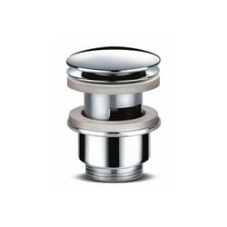 Ceramica Globo - Piletta Click Clack tonda con troppo pieno per lavabo e bidet di