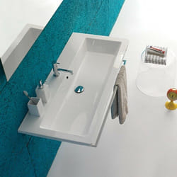 Lavabo Sospeso Forty3 FO100 - Ceramica Globo