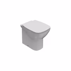Vaso a terra filoparete della serie Daily di Ceramica Globo. Il wc è bianco lucido cm. 53x37xh42 completo di fissaggi. Wc san ...