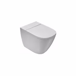 Vaso a terra filoparete della serie Stockholm di Ceramica Globo. Il wc è in ceramica bianco lucido con scarico traslato regol ...