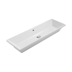 Ceramica Globo - Lavabo Stockholm incasso/sottopiano cm. 105x34 rettangolare