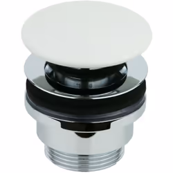 Piletta di scarico 1"1/4 finitura cromo oppure ceramica bianca | Globo FI012 Scarico universale dimensione 1"1/4, semplice da ...