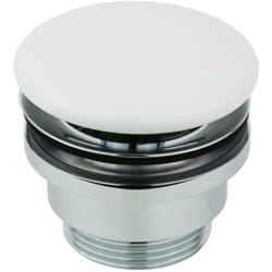 Ceramica Globo - Piletta a scarico libero per lavabi senza troppo pieno Globo FI024 Bianco Opaco - Globo bo