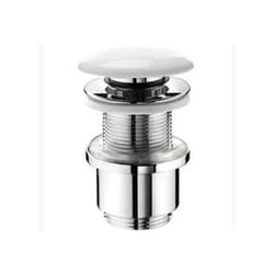 Ceramica Globo - Piletta Click Clack tonda con troppo pieno per lavabo e bidet con