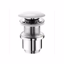 Piletta Up-Down Globo per lavabi e bidet senza troppo pieno con tappo in ceramica Bianco Lucido. Questa piletta lascia sempre ...