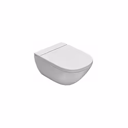 Vaso sospeso ridotto della serie Stockholm di Ceramica Globo. Il wc è in ceramica bianco lucido, cm. 51x37xh35 con fissaggi i ...