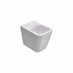 Vaso a terra filoparete della serie Stone di Ceramica Globo. Il wc è in ceramica bianco lucido con scarico traslato regolabil ...