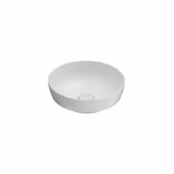 Lavabo appoggio/incasso monoforo bianco lucido della serie T-Edge di Ceramica Globo. Il lavabo ha le seguenti caratteristiche ...